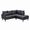 L-Shaped Corner Sofa, Sectional Couch with Built-in USB Port Chaise