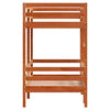 Bunk Bed Wax Brown 90x190 Solid Wood Pine H6R7