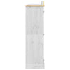 Wardrobe White 194x52x186 Solid Wood Pine R7M2