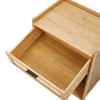 1 Drawer Compact Wooden Bedroom Bedside Cabinet Furniture Nightstand Side Table