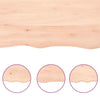 Wall Shelf 60x30x2 cm Untreated Solid Wood Oak