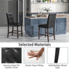 2X Counter Height Bar Stool Modern Pub Chairs Kitchen Dining Chair w/Footrest