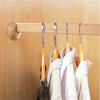 Adjustable Lift Pull Down Hanging Wardrobe Rail/Pole Clothes Hanger Soft Return