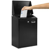 Large Lockable Mailbox Wall Mounted Post Box with Key & Name Tag