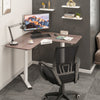 L-Shaped Office Desk Standing Adjustable Height Electric Stand Desk Workstation