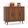 Modern Storage Cabinet Sideboard Cabinet w/ Adjustable Shelves & 3 Doors