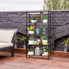 5-Tier Bookshelf Industrial Style Bookcase Free Standing Storage Display Shelves