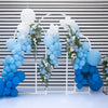 1.5M/1.8M/2M Wedding Arch Backdrop Stand Set of 3 White Metal Arched Frame Decor