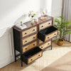 8 Drawers Chest of Drawer Fabric Dresser Living Room Bedroom Storage Organizer