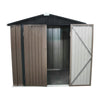 Metal Garden Shed Sheds 4 X 6 Apex Roof Outdoor Storage Tool House Lockable