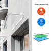 Streamlined Door Canopy Awning Outdoor Porch Window Shade Patio PET Rain Shelter