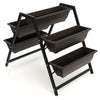 3-Tier Vertical Raised Garden Bed Freestanding Garden Planter 5 Container Boxes