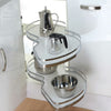 Pull out Blind Corner Basket Twin Shelves Holder Rack Soft Close Cabinet Kitchen