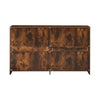 Double Dresser with 8 Drawers Bedroom Storage Sleek & Spacious Design Brown