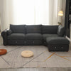 Panana Sofa Suite Set 3 2 or Corner Chaise in Dark Grey Or Light Grey