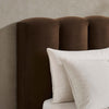 Dusk Cheshire Cappuccino Velvet Double Ottoman Storage Bed RRP £799