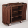 Janitorial Trolley Cleaning Cart Housekeeping Cleaner Cart 4 Tier w/ Bag Hotel
