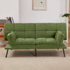 Modern 3 Seater Sofabed Recliner Fabric Sofa Bed 3 IN 1 Sleeper Couch Settee Bed