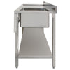 Commercial Sink Stainless Steel Catering Kitchen Single Bowl 1.0 Unit LH Drainer