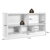 Storage Cube Wooden Bookcase 2 Tier Open Display Shelf Toy Storage Cabinet