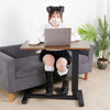 Overbed Table Adjustable Medical Care Over Bed Hospital Laptop Cart Study Work