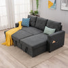 Panana Corner Sofa Bed with Storage PU Leather/Fabric Universal Corner Chaise