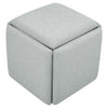 5in1 Cube Stool Large Footstool Square Pouffe Sofa Footrest Coffee Dining Chair
