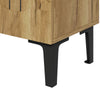 Modern 2-Door Shoe Cabinet 60x31.5x95cm Hallway Storage with Adjustable Shelves
