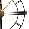 Wall Clock 60cm Hollow Metal Clock for Living Room Bedroom Kitchen Home Decor UK