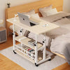 Over Bed Desk Hospital Medical Table On Wheels PC Laptop Mobility Aid Table