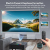 4K XGODY Projector HD WiFi 10000 Lumen HDMI Bluetooth Office Home Theater Cinema