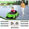 Licensed Lamborghini 4WD Kids Ride-on Toy with LED Lights-Green