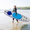 10FT Inflatable Stand up Paddle Board Surfboard SUP Board White+Blue