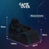 Game Over Video Gaming Bean Bag Lounger Chair High Back Adult Gamer Beanbag Seat