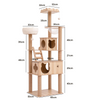 Cat Tree Activity Centre Large Multilevel Scratching Post Kitten Climbing Tower