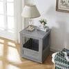 Furniture Style Dog Crate, Puppy Cage End Table, Pet Kennel House with Doors