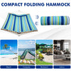 Folding Double Size Hammock Outdoor Quilted Hammock with Detachable Pillow