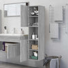 Bathroom Cabinet Grey Sonoma Engineered Wood Toilet Cupboard vidaXL