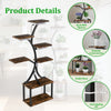 XL Plant Stand with Grow Lights Flower Holder Tree Shaped Bonsai Organizer Rack
