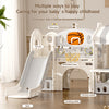 9 In 1 Toddler Slide, Kids Slide with Climber Playset, Indoor Outdoor Playground