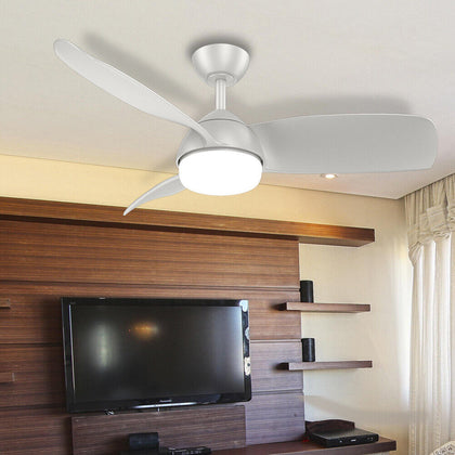42 INCH LED Ceiling Fan Light Living Room Chandelier Lamp With Remote Control