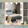 Hollywood Vanity Dressing Table Set with LED Lighted Mirror Makeup Dresser Desk