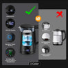 Digital Kettle Clear Glass 1500w Fast Boil Temperature Control Not Ninja