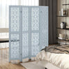 COSTWAY 4-Panel Wooden Room Divider 165cm Folding Privacy Screen