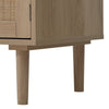 Wooden Storage Cabinet Side Furniture Cupboard Bedroom Hallway 2 Tier Shelf Unit