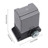 Automatic Sliding Gate Opener 370W Motor 220V Waterproof Driveway Kit