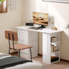 120cm Computer Desk Writing PC Table Workstation Laptop w/ 3 Shelf & Drawers