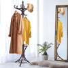 Coat Rack Free Standing Coat Rack Entryway Wooden Coat Tree Stand Mahogany