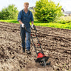 1200W Corded Electric Tiller Cultivator w/ 36 cm Tilling Width-Red