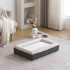Dog Bed Dog Sofa Bed with Bolster Soft Cosy Dog Bed Couch Lounger